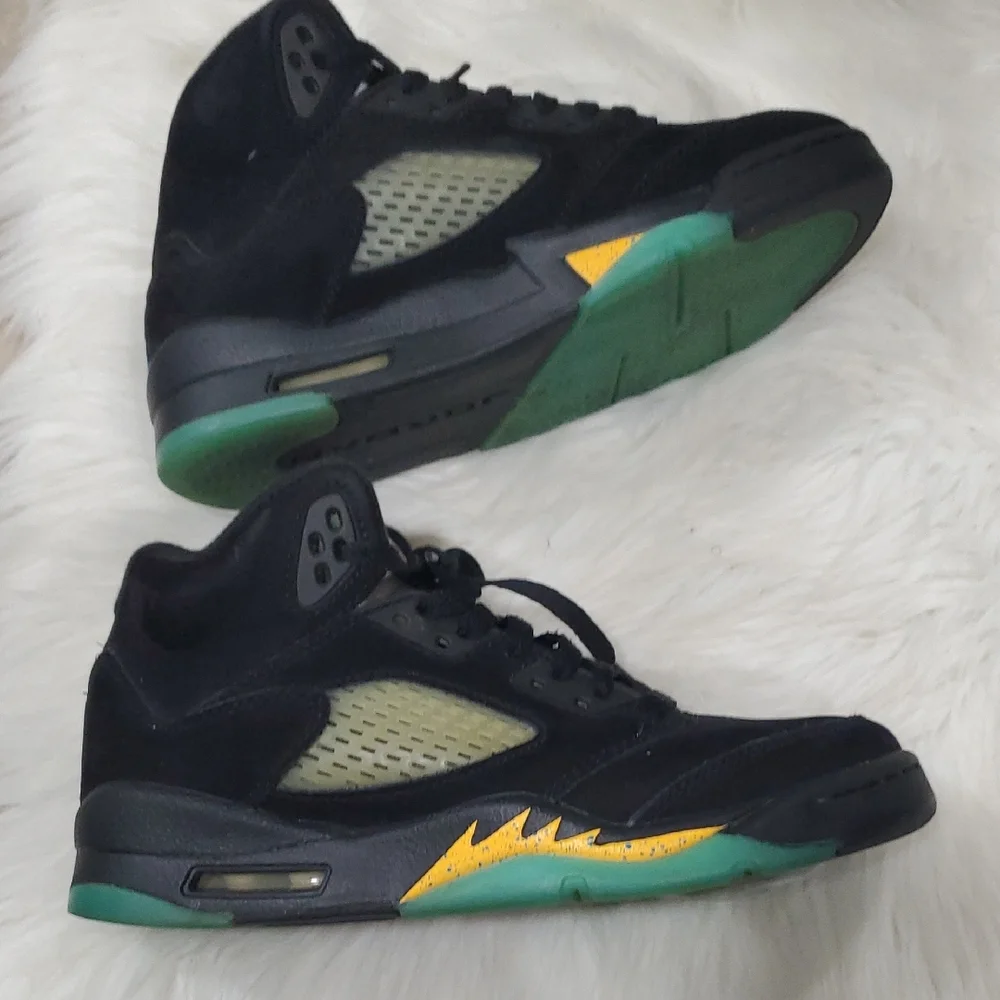 Jordan 5 Retro Aqua Sneakers - Black - Picture 3 of 16